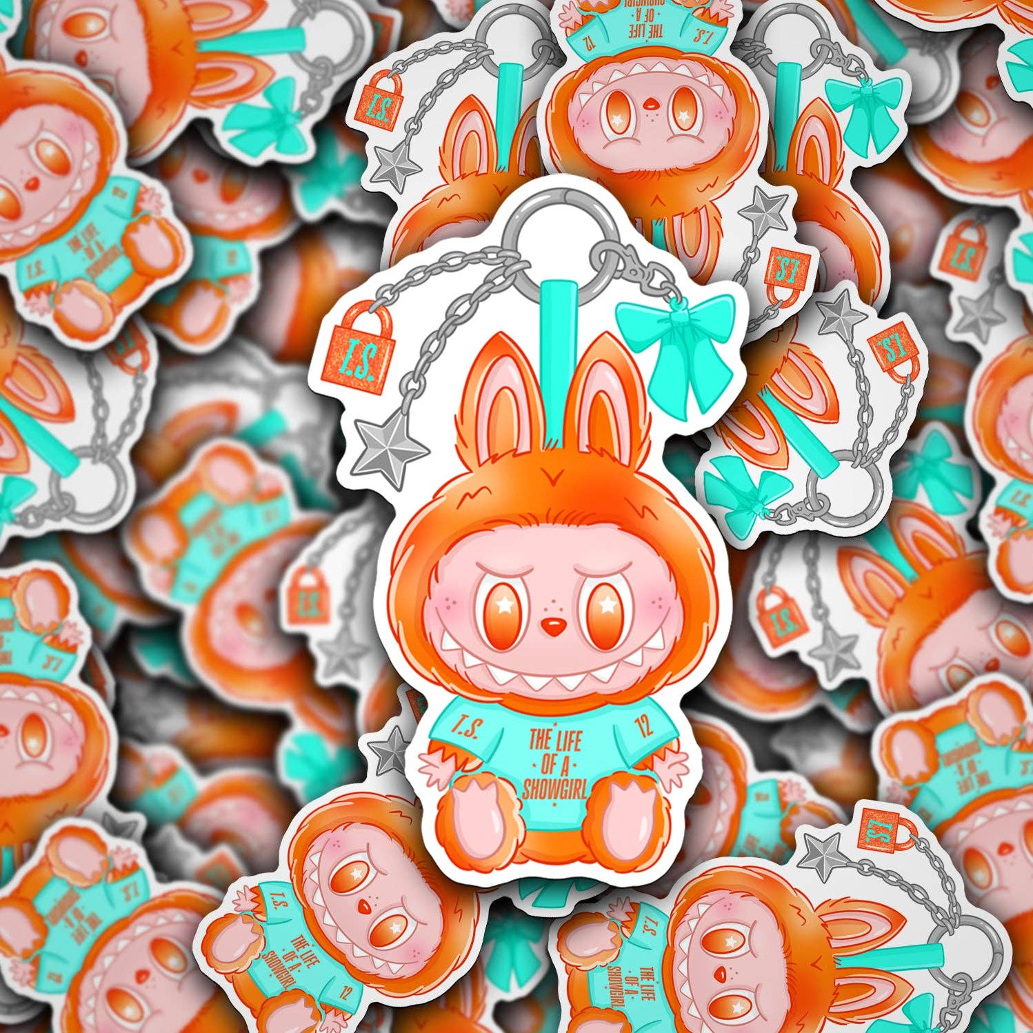 Vinyl Decal Showgirl Monster